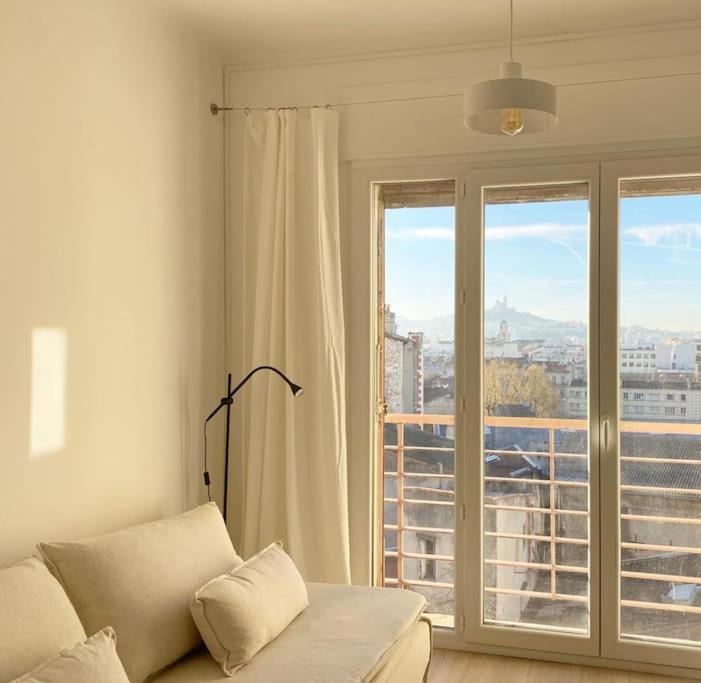 Vue Mer Et Et Notre Dame Centre Ville Avec Balcon Et Parking Marseille Kültér fotó